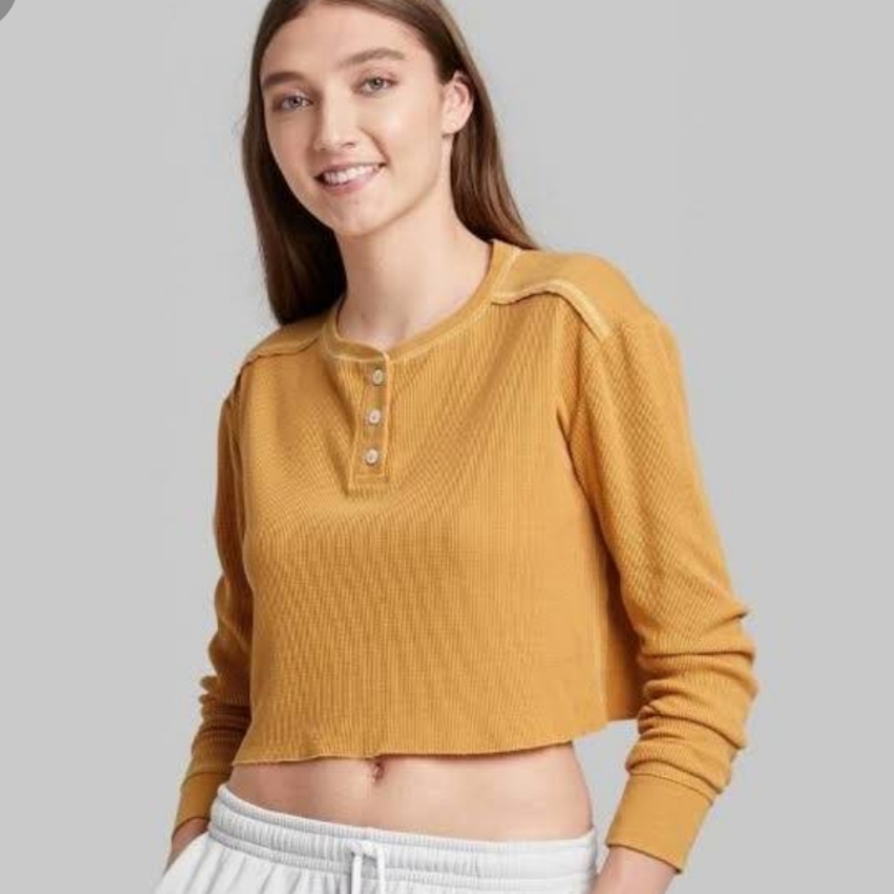 Wild Fable Women's Cropped T-Shirt